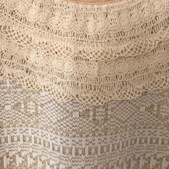 ⚠️One day only!‼️ NWOT Anthro peplum bohemian top - Picture 3 of 4